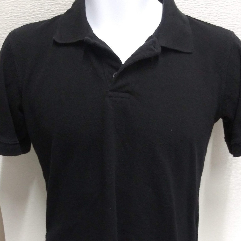 Boys' Casual Golf Shirt Black Sm